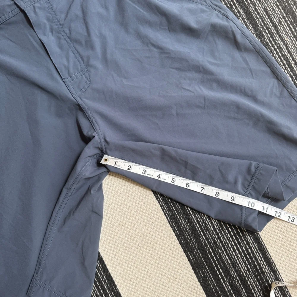 Prana Short Mens Navy Blue‎ Summer Short Size 38